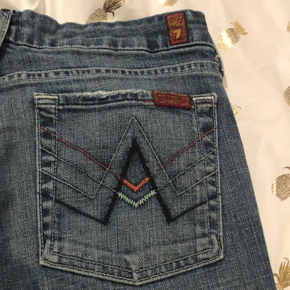 New 7 For All Mankind Tri Thread Bootcut Jean - Picture 2 of 4